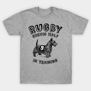 Kids Rugby Scrum Half Terrier T-Shirt